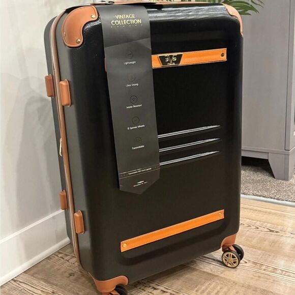 19V69 ITALIA Vintage Expandable Small carry on 1pc Luggage,suitcase travel bag - Picture 15 of 15